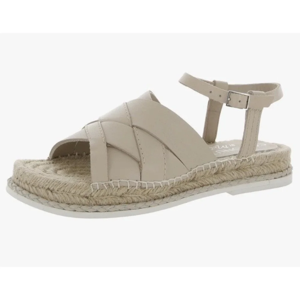 COCONUTS Matisse Nicolette Ankle Strap Womens 7 Sandals‎ Light Tan Espadrille